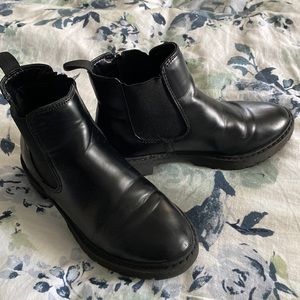GAP Kids Black Ankle Boots - Size 1 (Little Girl)